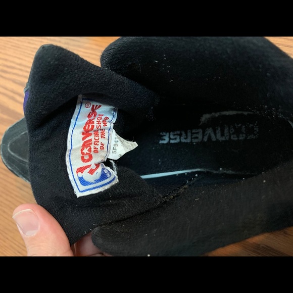 Converse hi-tops vintage nba shoe retro very rare - Picture 4 of 4